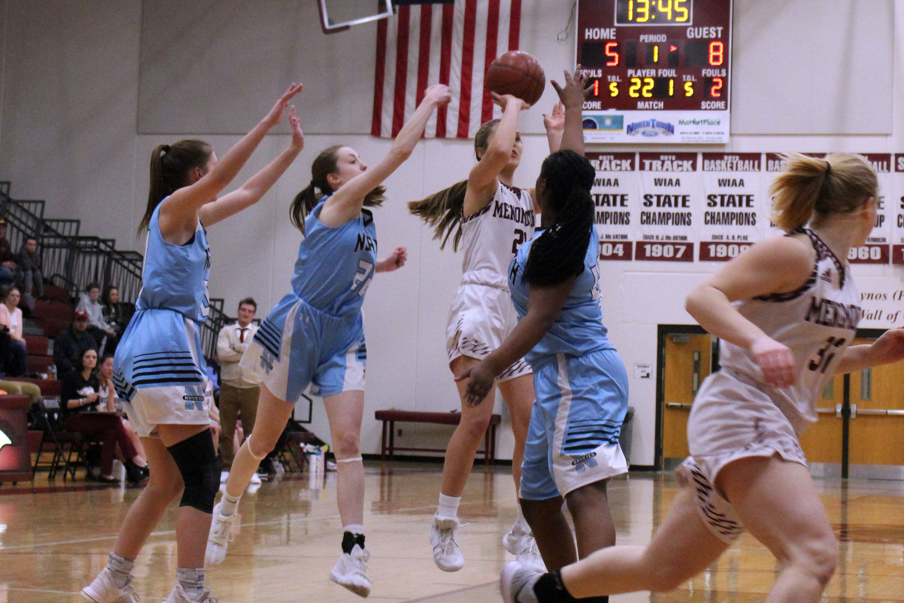 Eau Claire North at Menomonie girls basketball 2-13-20